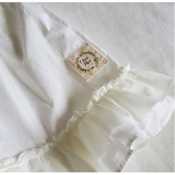 VINTAGE  Olive Mae Dress 5 Easter spring summer ruffle boutique bow tulle - Picture 5 of 9